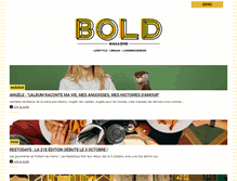 Tablet Screenshot of boldmagazine.lu